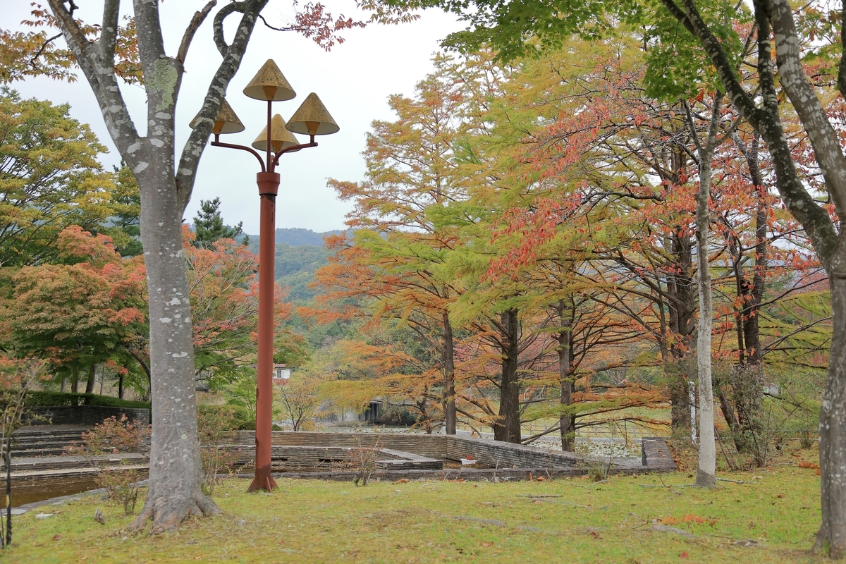 のっぽのキノコ 広域公園防犯灯